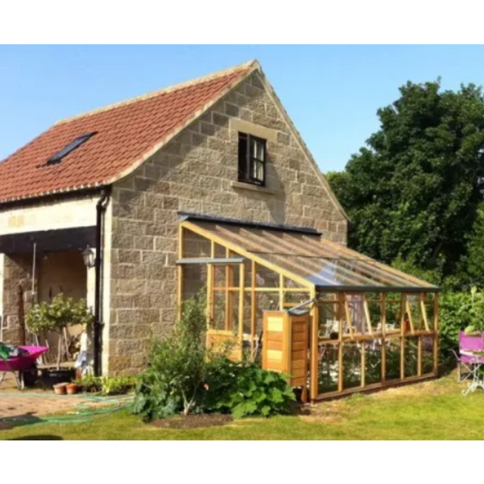 Gabriel Ash Classic "Lean-To Eight" - 240 cm breed - halve kweekkas