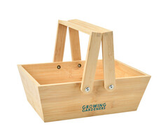 Burgon & Ball Tuinkistje met hengsel - hout - voor kinderen- 28 x 21 cm
