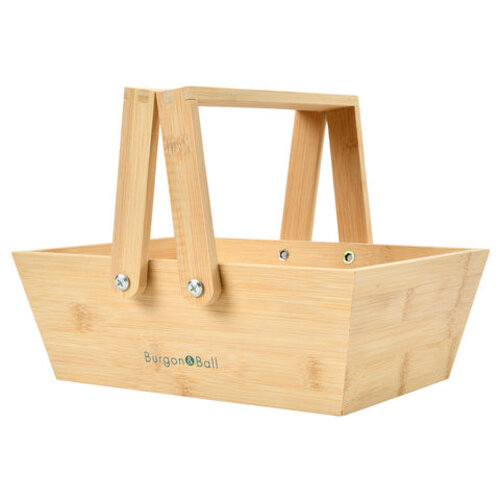Burgon & Ball Tuinkistje met hengsel - hout - voor kinderen- 28 x 21 cm