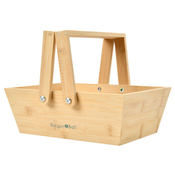 Burgon & Ball Tuinkistje met hengsel - hout - voor kinderen- 28 x 21 cm