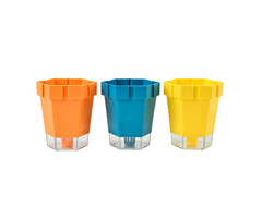 Burgon & Ball Link-a-pot kweekpotjes - set van 3 - voor kinderen - waterreservoir