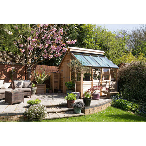 Gabriel Ash Classic Grow&Store - kas met schuur - helft kas - helft schuur