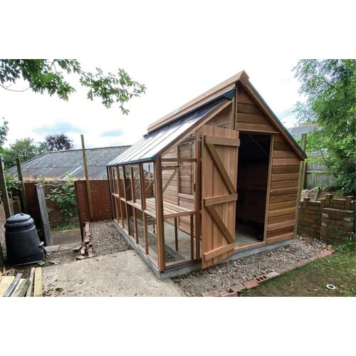 Gabriel Ash Classic Grow&Store - kas met schuur - helft kas - helft schuur