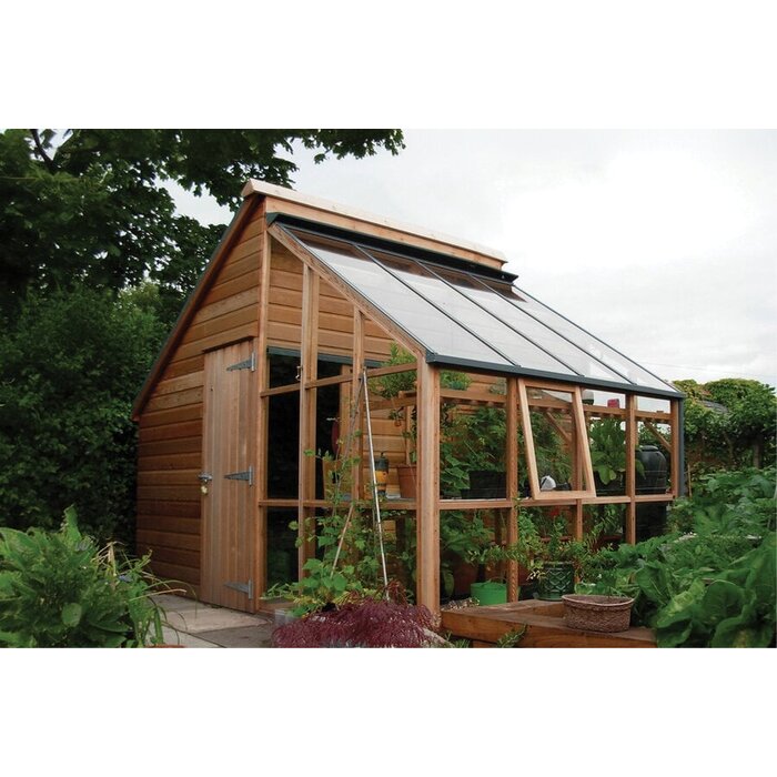 Gabriel Ash Classic Grand Grow&Store - kas met schuur - breedte 4.10 meter