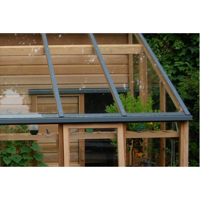 Gabriel Ash Classic Grand Grow&Store - kas met schuur - breedte 4.10 meter