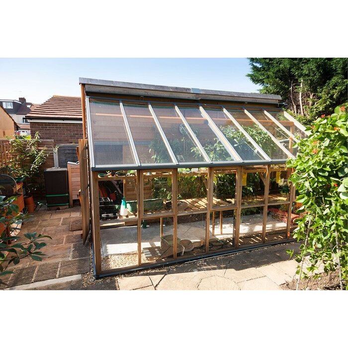 Gabriel Ash Classic Grand Grow&Store - kas met schuur - breedte 4.10 meter