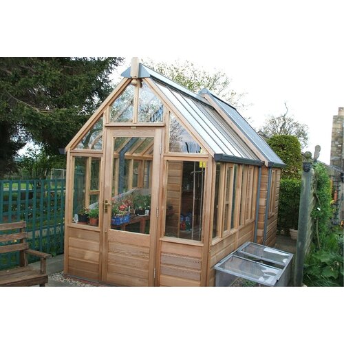 Gabriel Ash RHS "Rosemoor" Combi shed - kas met schuur erachter