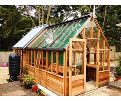 Gabriel Ash Cotswold "Eight" Combi Shed - kas met schuur