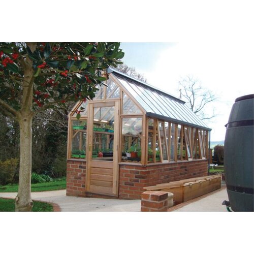 Gabriel Ash RHS "Rosemoor" - stenen muur - kas