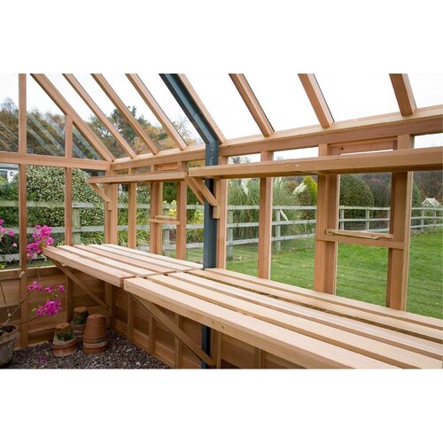 Gabriel Ash RHS "Hyde Hall" - houten onderrand - kweekkas