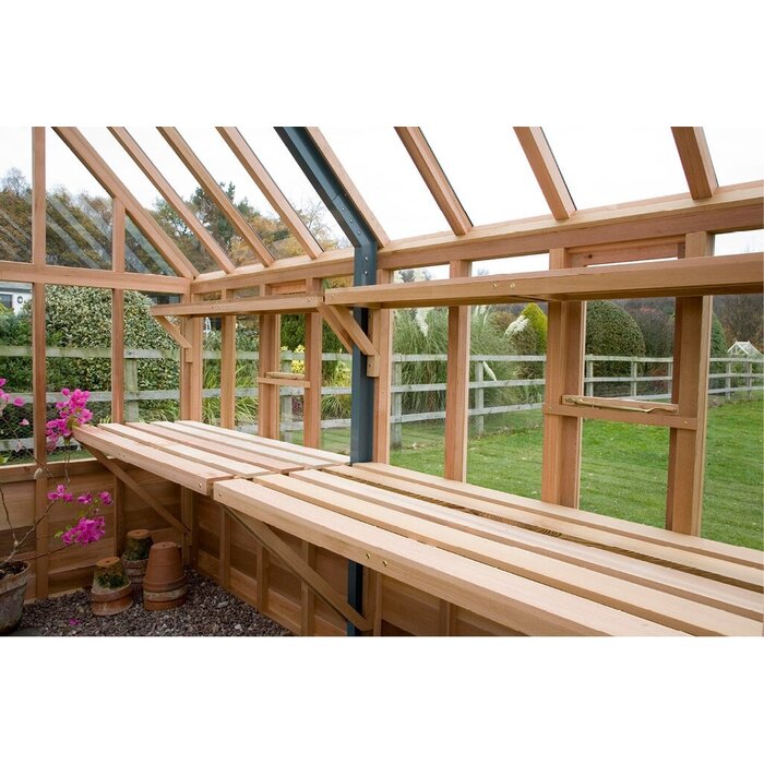 Gabriel Ash RHS "Hyde Hall" - houten onderrand - kweekkas