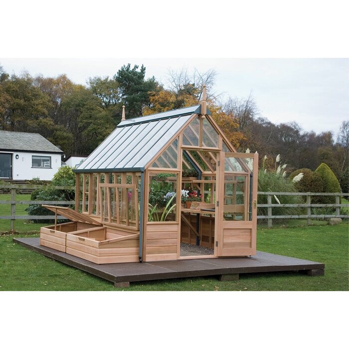 Gabriel Ash RHS "Hyde Hall" - houten onderrand - kweekkas