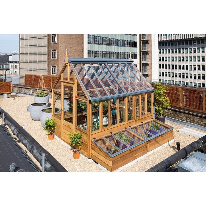 Gabriel Ash RHS "Hyde Hall" - houten onderrand - kweekkas