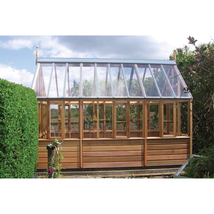 Gabriel Ash RHS "Hyde Hall" - houten onderrand - kweekkas