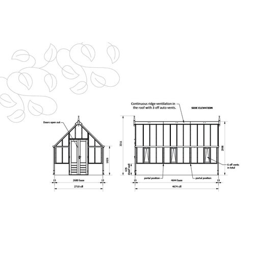 Gabriel Ash RHS "Wisley" - stenen muur - kweekkas