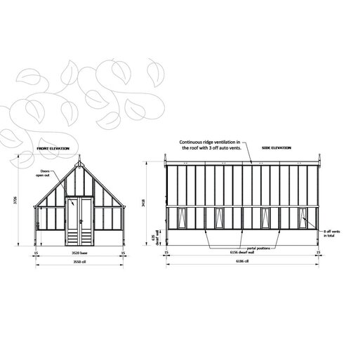 Gabriel Ash RRHS "Harlow Carr" - stenen muur - plantenkas