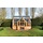 RHS "Grand Portico" - houten onderrand - royale kweekkas - fruitbomen kweken