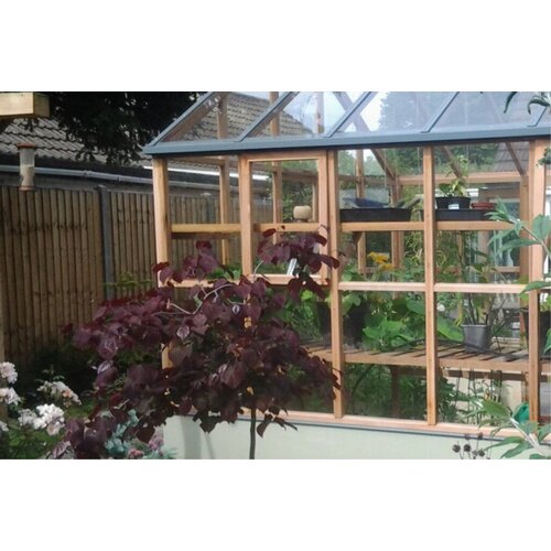 Gabriel Ash Planthouse "Ten" - lage stenen muur -verhoogde kweekkas