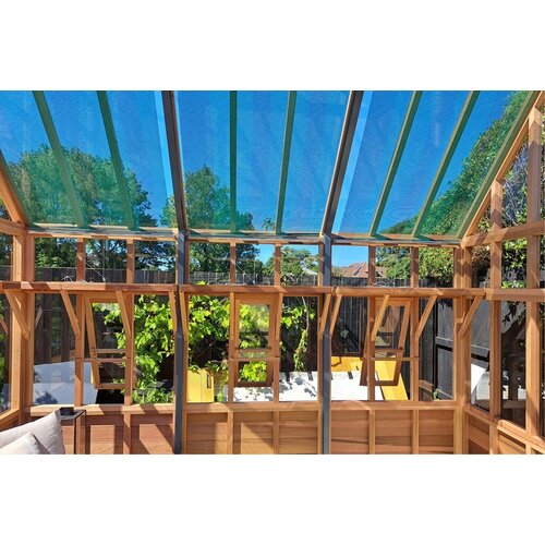 Gabriel Ash RHS Planthouse "Wisley" - houten onderrand - verhoogd - dubbele deur