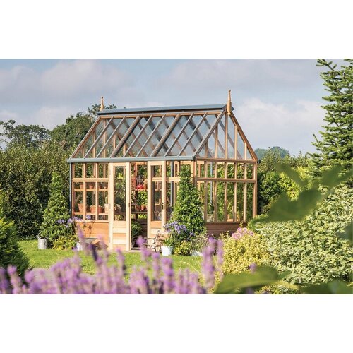 Gabriel Ash RHS Planthouse "Hyde Hall" - op houten onderrand - dubbele deur - verhoogd
