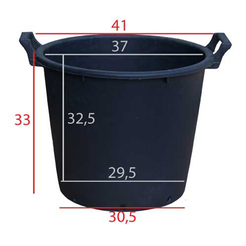 Meuwissen Agro Boomcontainer 24 liter - 40 x 33 cm - Met gaten