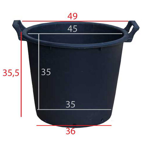 Meuwissen Agro Boomcontainer 43 liter - 49 x 35 cm - Met gaten