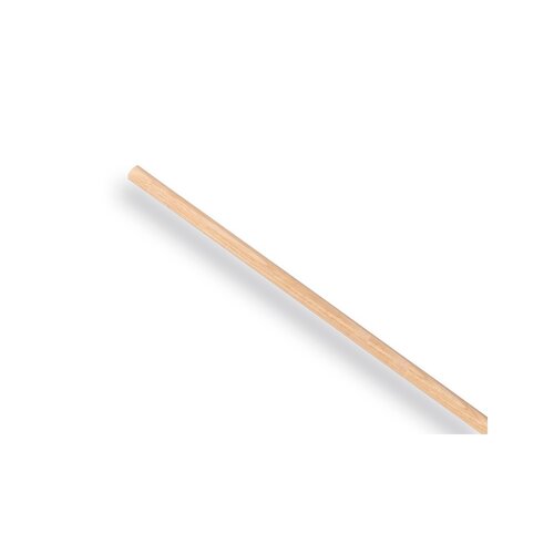 Bezemsteel - 150cm - Tauari - dikte 2.4 cm - voor plukzak