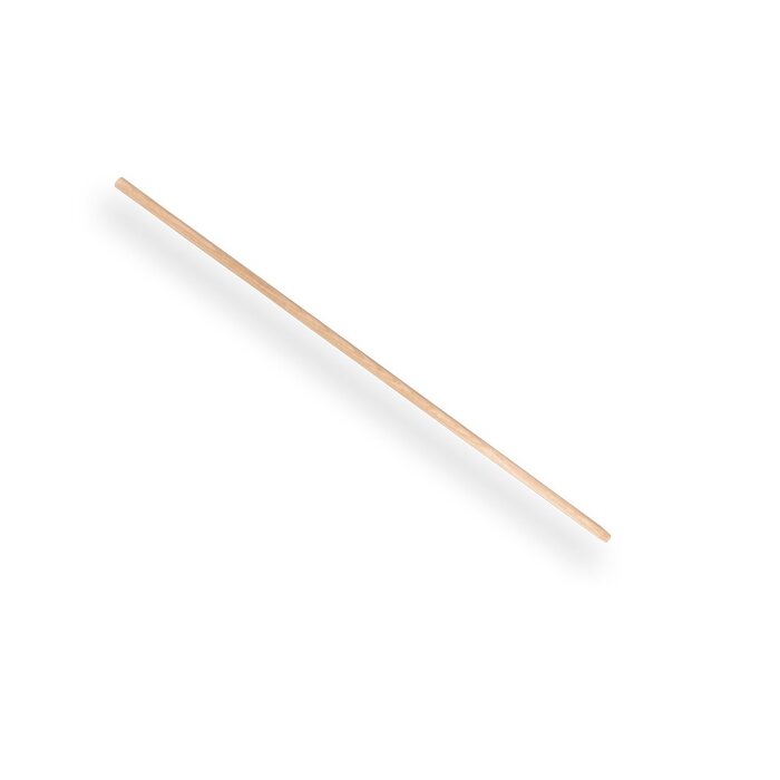 Bezemsteel - 150cm - Tauari - dikte 2.4 cm - voor plukzak