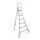 Plateauladder - Aluminium 1,8 tot 3,6 meter - 1 verstelbare poot - Tuinladder