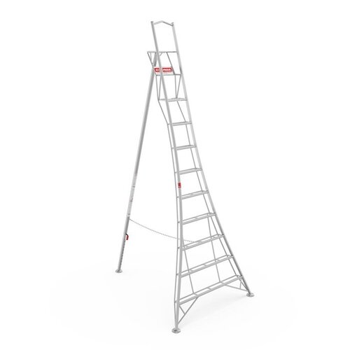 Henchman Plateauladder - Aluminium 1,8 tot 3,6 meter - 1 verstelbare poot - Tuinladder