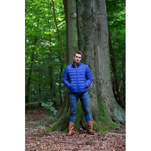 MGO Johnny - gewatteerde heren jas - blauw