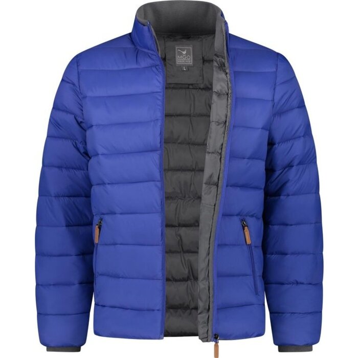 MGO Johnny - gewatteerde heren jas - blauw