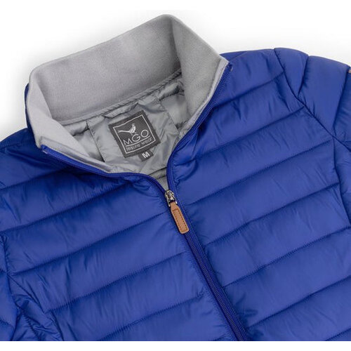 MGO Maggie Jacket - Gewatteerd - getailleerd - blauw - Maat Large