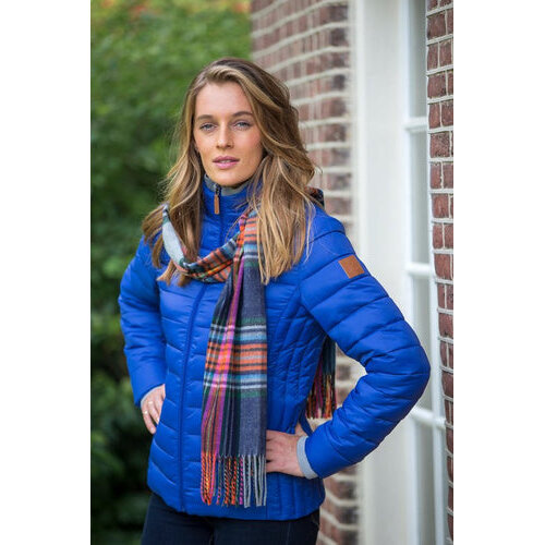 MGO Maggie Jacket - Gewatteerd - getailleerd - blauw - Maat Large