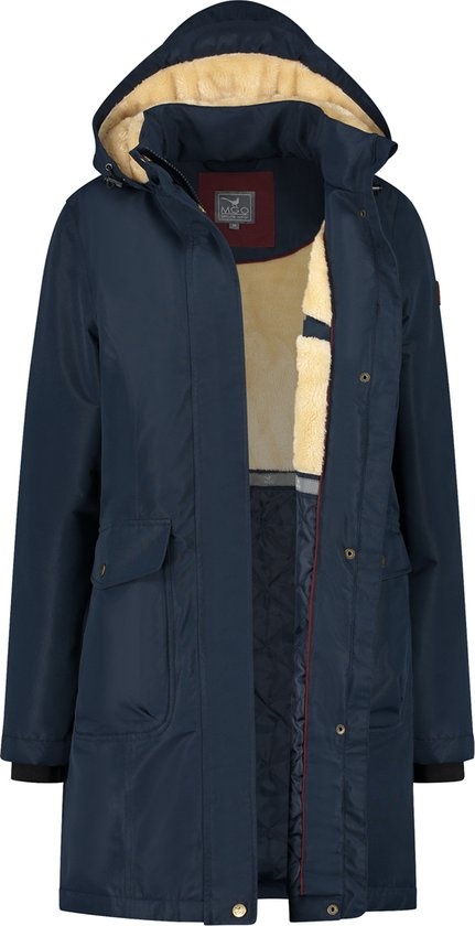 MGO Suzan Parka - lange jas - Navy - dames - maat S