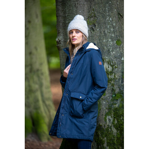 MGO Suzan Parka - lange jas - Navy - dames - maat S