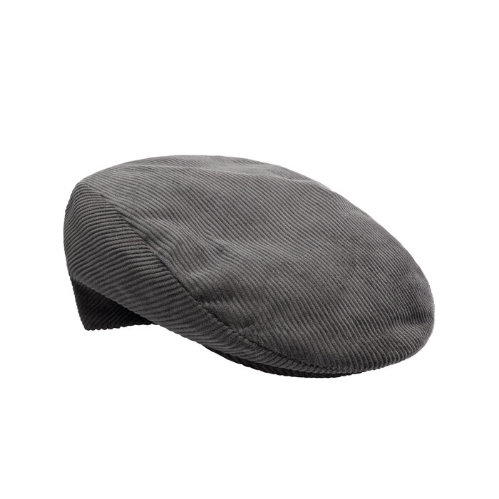 MGO Cord Cap Men - pet - rib katoen - grey - 3 maten