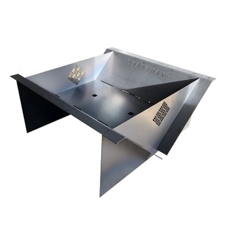 Steelhand Vuurschaal V-pit - cortenstaal - bouwpakket - Gemaakt in Nederland