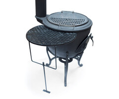 De Wiltfang Bijzettafel Volcano buitenkachel - gietijzer - butlertafel