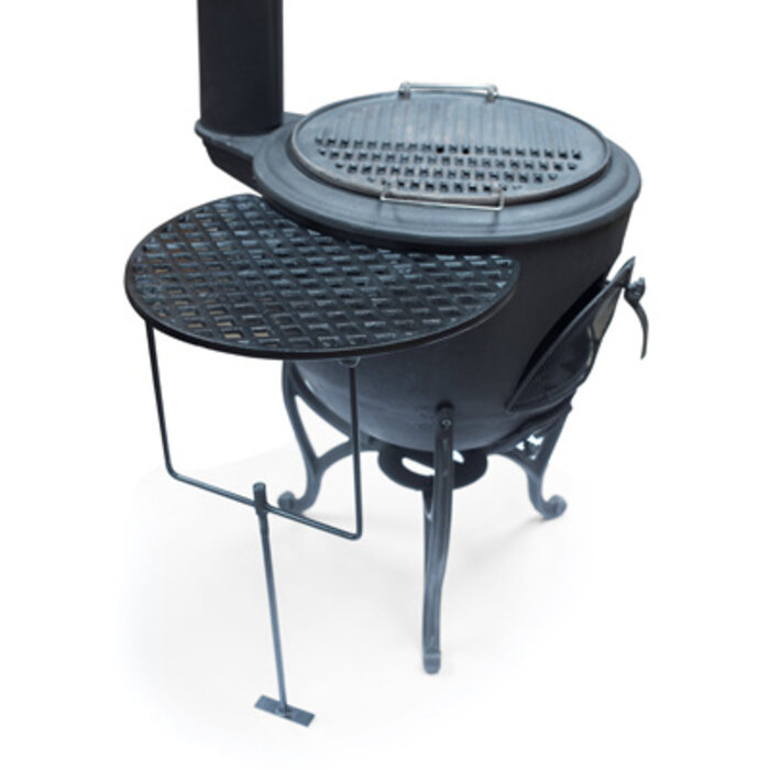 De Wiltfang Bijzettafel Volcano buitenkachel - gietijzer - butlertafel