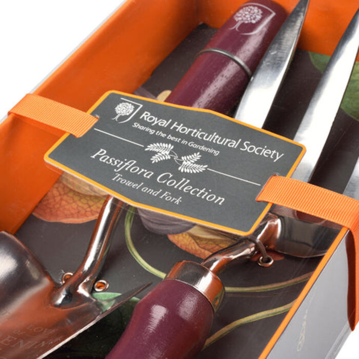 Burgon & Ball Passiflora cadeauset - handschepje en handvorkje - giftset