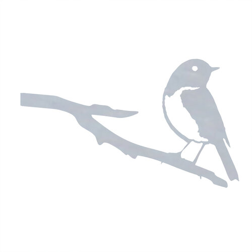 By Aimy Metalen Vogel - Blauwstaart - Natuurgetrouw Design - Duurzaam Materiaal