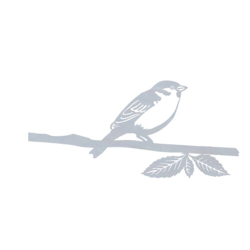 By Aimy Metalen vogel - De Huismus - Duurzaam en lieflijk - RVS