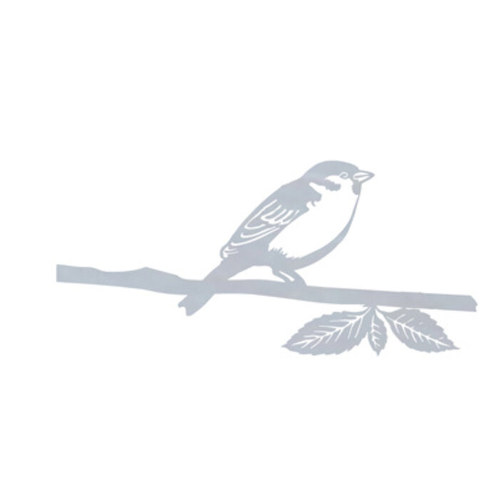 By Aimy Metalen vogel - De Huismus - Duurzaam en lieflijk - RVS