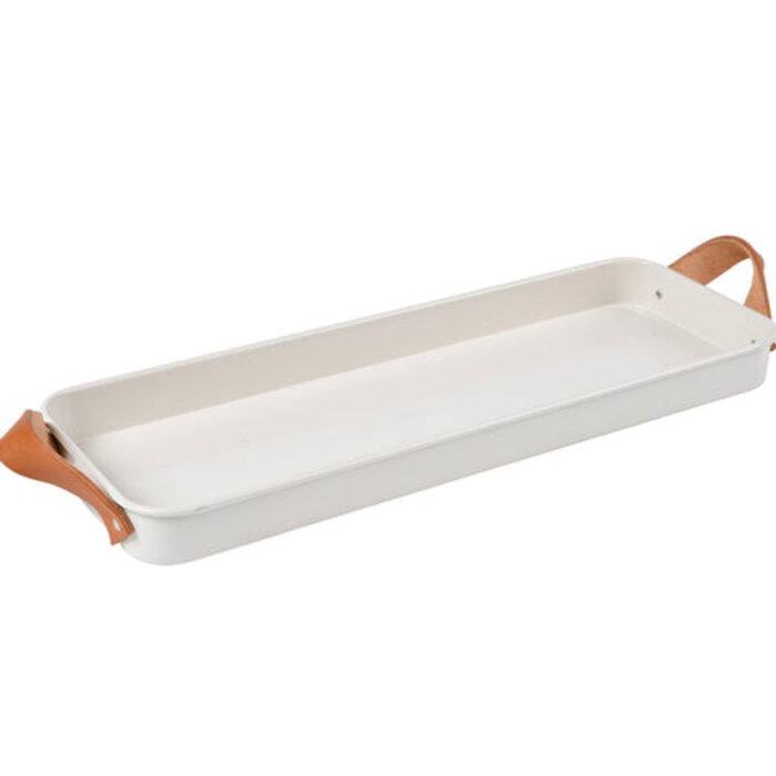 Burgon & Ball Kruidentuintje binnen - kruidenpotjes vierkant - 3 stuks op een tray