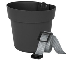 Geli Bloempot Conny - 16 cm - diverse kleuren - balkonreling - regenpijp