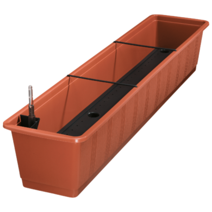 Geli Balkonbak 100 cm - zelfbewatering - waterniveau-indicator