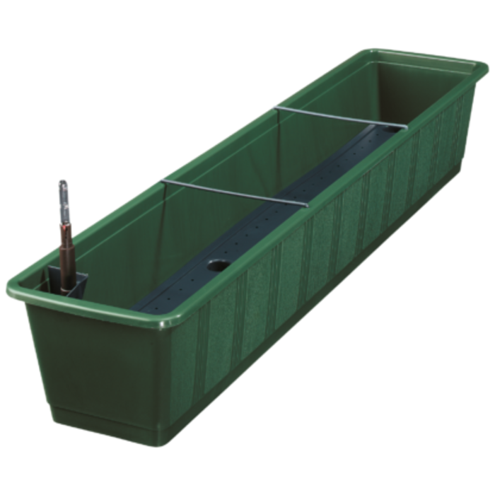 Geli Balkonbak 100 cm - zelfbewatering - waterniveau-indicator