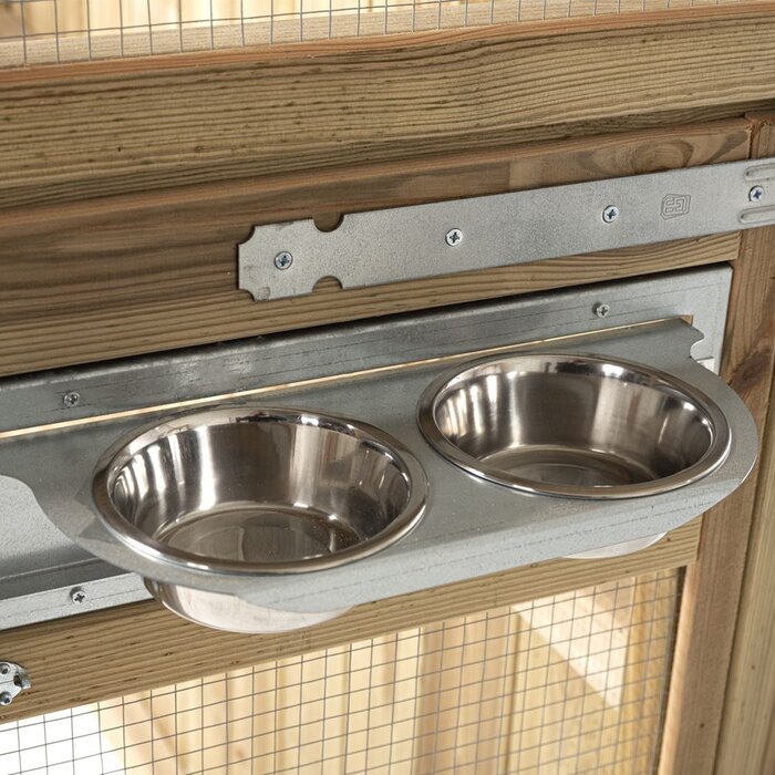 Voldux Volière R1 - 215x70x185cm - Links/Rechts - Hout