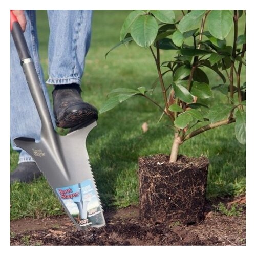 Root Slayer Tuinschep - 110 cm - Koolstofstaal- Massief